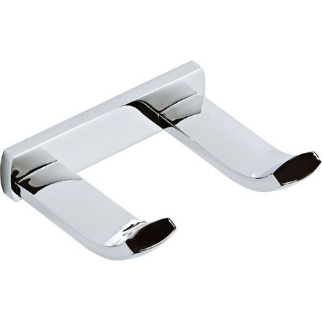 Brass wall-mounted hair dryer bracket, ideal for the bathroom (chrome)