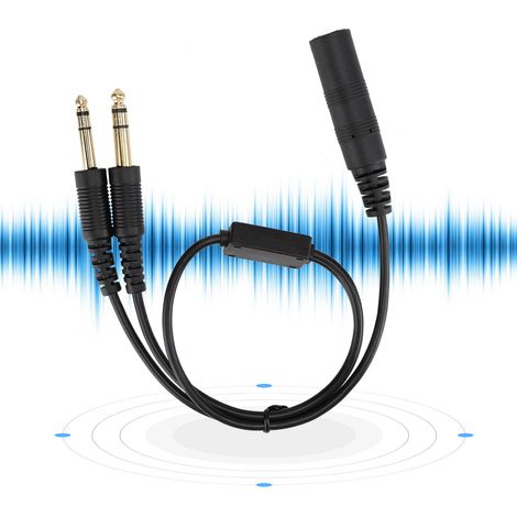 Adaptateur Universel H-GA pour Casque Aviation David Clark (1/4)