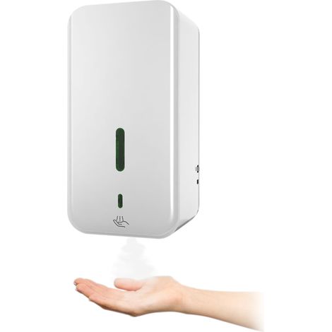 Automatischer Seifenspender, 1500 ml berührungsloser Handdesinfektionsmittel-Sprühkopf, Infrarotsensor, Wandmontage, kein Bohren erforderlich.