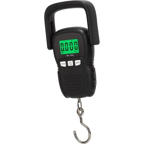 Balance électronique de levage WH-A29 avec mètre ruban intégré, capacité de pesage précise, sans piles incluses, outil de pesage professionnel pour chantier et atelier. (1/5)