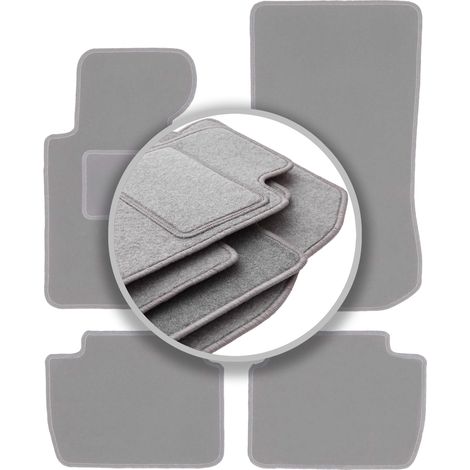 Alfombrillas grises para BMW 3 E46 compacto, coupé, sedán, familiar, touring (1998-2007)