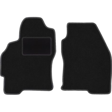 Alfombrillas delanteras negras para Ford Mondeo MK1 familiar, sedán, liftback, hatchback (1992-1996)
