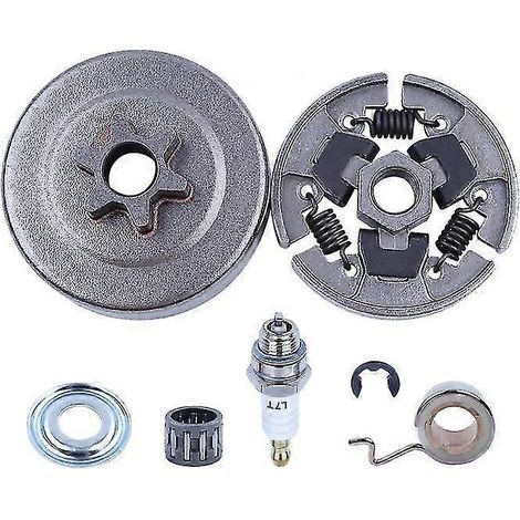 Kit de tambour d'embrayage à pignon 3/8" compatible avec les roulements à aiguilles 017 018 021 023 025 Ms170 Ms180 Ms210 Ms230 1123 640 2003 -