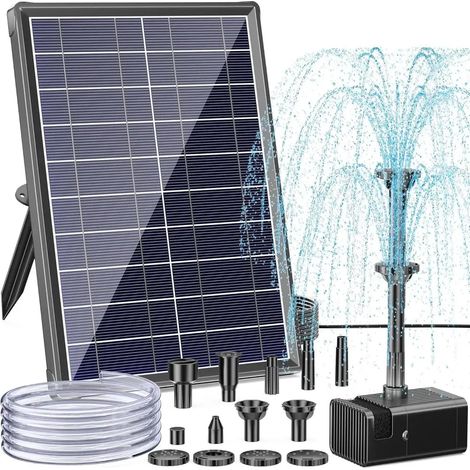 Pompe à eau de 8 W (avec protection anti-surchauffe à sec et buse à double couche), adaptée aux petits bassins et aux abreuvoirs pour oiseaux. (1/5)