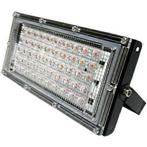 PhytoLamp Vollspektrum-LED-Pflanzenlampe für Zeltpflanzen, Sämlinge und Blütephasen, 50 W, Außenstrahler, EU-Stecker (1/5)