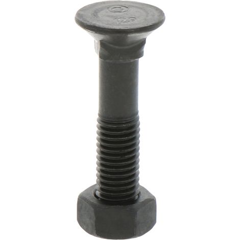 Boulon de charrue avec écrou M12x1,75, longueur 60 mm, classe 12,9 DIN 608 pour charrue 1260812 (1/2)