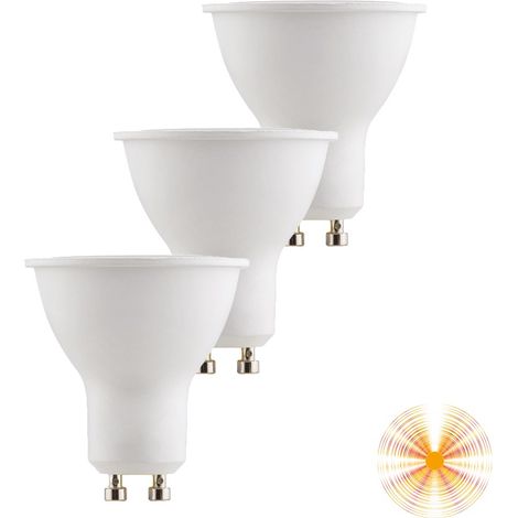 TRIPACK LAMPADINA LED GU10 3000K 8,5W 806LM