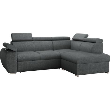 Sofá rinconero Columbus 161, Derecha, Función de descanso, Almacenaje, 260x200x85cm, 0
