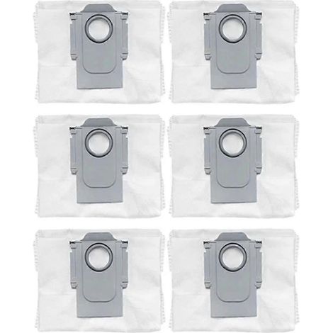 Lot de 6 sacs à poussière de rechange pour aspirateur S8+ / S8 Pro Ultra / S7 MaxV Ultra / Q5 / Q5+ / + / Max+ (1/5)