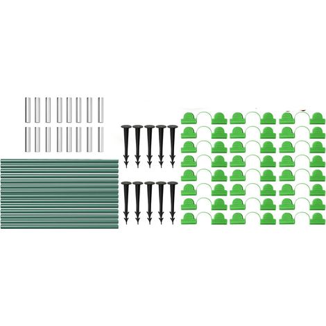 Arceau De Serre En Plastique - Pour Tunnel De Protection Jardin - Idéal Lit Surélevé - Lot De 54 Pièces (1/5)