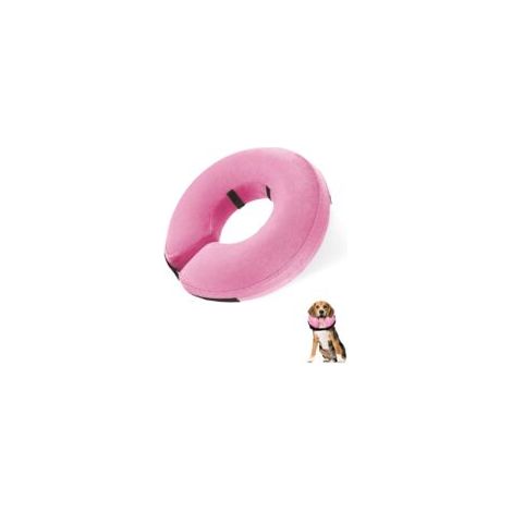 Collerette Chien Gonflable L,Collerette de Protection Chat avec Réglable,Collier de Récupération pour Chien,Colerettes Chiens Anti Lechage,Collerettes Souple Chiens Mordre pour Chirurgie (1/5)