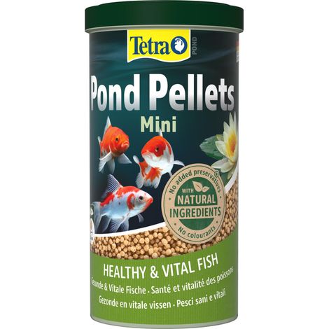 Tetra Mini Pellet per Pesci da laghetto, 260 g, biologicamente bilanciato per Piccoli e Giovani Pesci da laghetto (1/5)