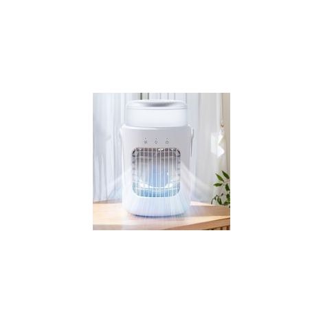 Climatiseur portable 4-en-1 – Refroidissement rapide – 3 vitesses – Ultra silencieux 45dB – Pour voiture, chambre, bureau – 7 couleurs (1/4)