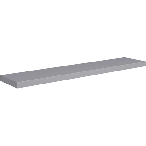 Étagère murale,Étagère flottante gris 120x23,5x3,8 cm MDF CFW39610 (1/5)