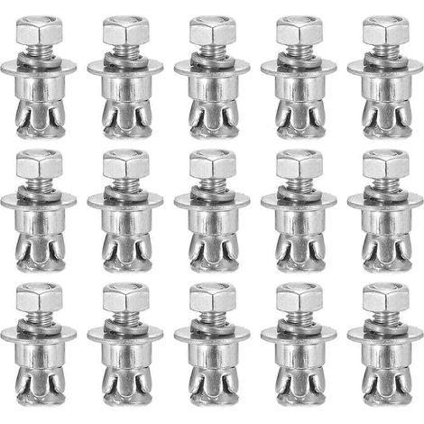 Sechskantmutter-Hülsenanker, 1/4 Zoll x 5/8 Zoll – 30er-Packung