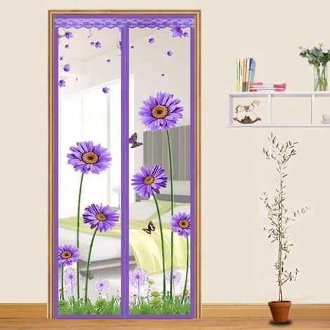 Moustiquaire porte fenêtre - PZCC - 120x210cm - Aimantée - Auto-fermante - Anti-moustique (1/5)