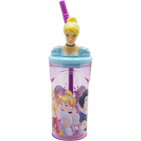 VASO FIGURITA 3D 360 ML PRINCESS COURAGEOUS HEART