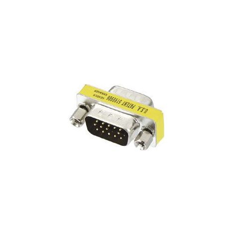 Sub-D Adapter, 15-polig, 2x Stecker, VGA (3-reihig)