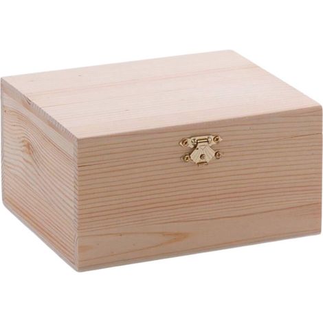 Scatola in legno per decoupage, 17x14x9 cm (kit da 5)