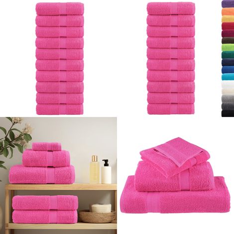 Premium-Seiftücher SOLUND 10 Stk. Rosa 30x30 cm 600 g/m² - Baumwolle - Rosa Handtücher - Küchenhandtücher - Gesichtshandtücher - Sporttücher - Home & Living (1/5)