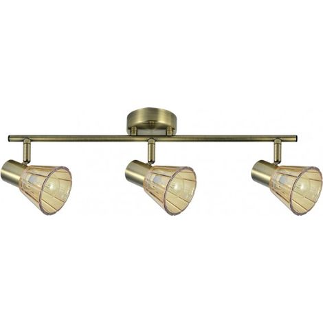 FABRILAMP AKUNADECOR Cooper 3xe14 Pelle 16x48,5x48,5x8,5 Cm (1/2)