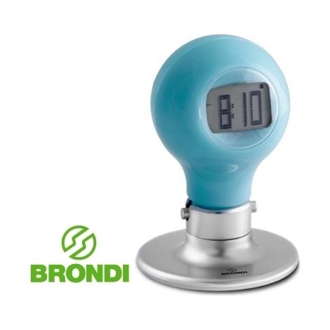 Orologio/Sveglia/Termometro stile Lampadina Brondi - CK-40