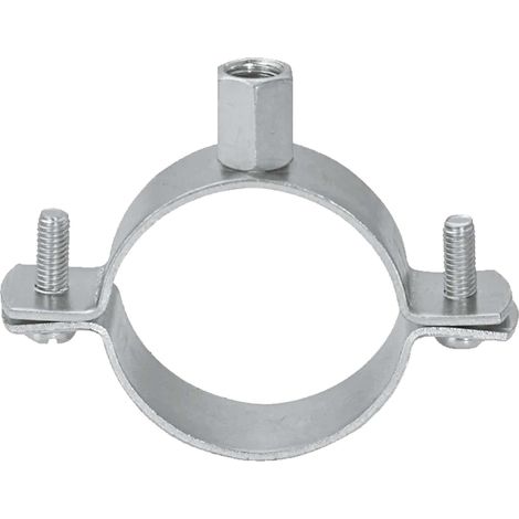 tecuro Schraub-Rohrschelle Ø 16-19 mm, M8 Anschlussgewinde, verzinkt (1/2)