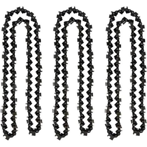 Chaînes pour tronçonneuse - - Lot de 3 - 20 pouces - 76 maillons - 1,5 mm d'épaisseur (1/2)