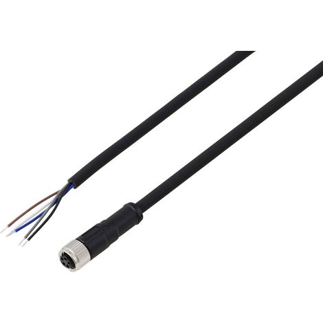 TRU COMPONENTS TC-13751956 Anschlussleitung M8 x 1 Buchse, gerade 2 m Polzahl Sensoren: 5 1 St. (1/4)