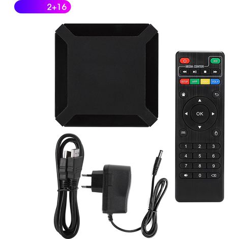 Lecteur Multimédia X96Q H313 WiFi Android 10.0 pour Téléviseur, Boîtier TV Home Cinéma, Alimentation 100-240V EU (1/5)