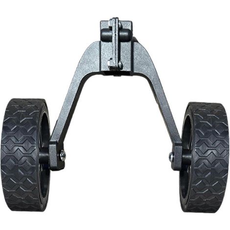 Roue auxiliaire pour tondeuse à gazon, compatible avec les tubes d'arbre de 0,8 pouce. Roue de support légère. (1/4)
