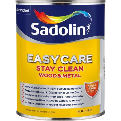 Sadolin EASYCARE WOOD AND METAL peinture mat 0.65L (1/2)