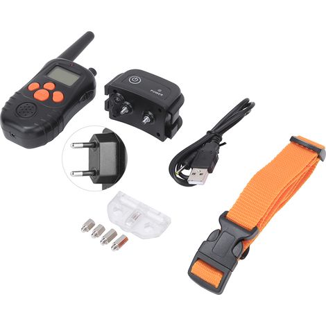 Collier Anti-Abboiement pour Chien - Imperméable, Rechargeable, Collar de Dressage Canin avec Vibration et Son - Prise EU 110-240V (1/5)