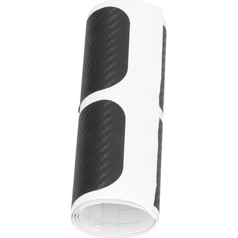 Seuil de porte de voiture autocollant style fibre de carbone, protection anti-rayures pour coffre, accessoire universel (1/5)