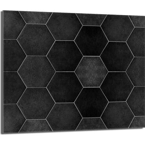 Plaque de protection en verre pour poêle, carrelage 60x52 (1/5)