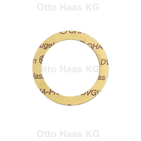 HAAS OHA-Press Radiatoren-Dichtung 8849 42x55x1mm, 1 1/4", gelb (1/2)