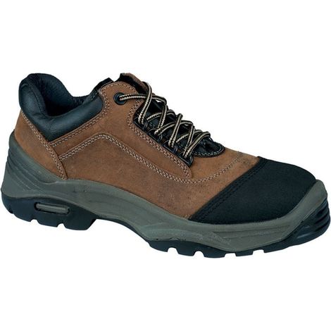 Scarpe antinfortunistiche basse Lemaitre Breva S3 CI SRC 100% non metalliche Marrone 44