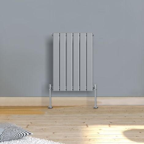 Warmehaus Horizontal Radiator Flat Panel Single Chrome 600x410mm (1/5)