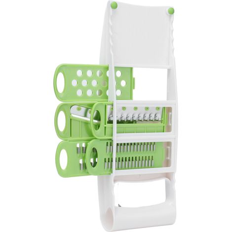 Hachoir Légumes Multifonction, Découpe et Râpe pour Cuisine Accessoire (1/5)