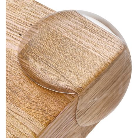 Protectores de esquinas para bebés, protectores de esquinas para muebles, protectores de bordes - almohadillas de seguridad para bebés - transparentes (24 piezas) (1/3)