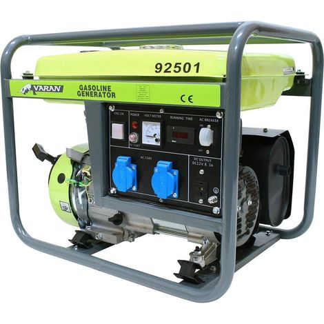 Varan Motors - 92501 Generatore elettrico benzina 2800W 2x 230V 1x 12VDC (1/5)