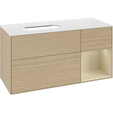 Villeroy & Boch G691HJPC Meuble sous-lavabo Finion G69
