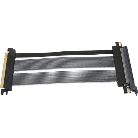 Câble riser PCIe 4.0 20 cm noir pour carte graphique, rallonge PCIe 4.0 x16 pour RTX 3090, RTX 3080 et RTX 3070 (1/5)