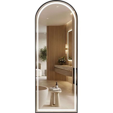 Espejo Rea Orbit 60X170 Black