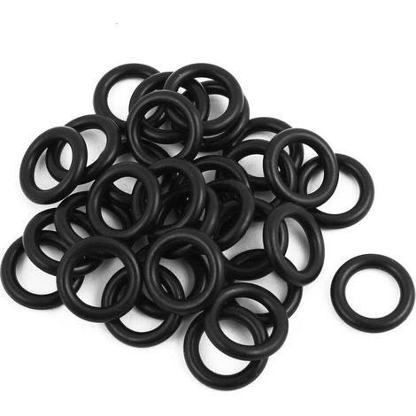 30 Stück schwarze 9,5 mm x 2,65 O-förmige Dichtungsringe aus NBR-Gummi (2a7b0b72bebfc2f7ca0d2b5b222 (1/5)