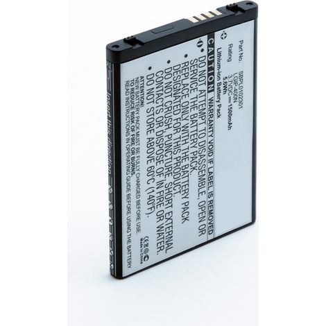 NX - Batterie téléphone, smartphone, GSM pour LG 3.7V 1500mAh - LGIP-400NLGIP-400VSBPL (1/3)