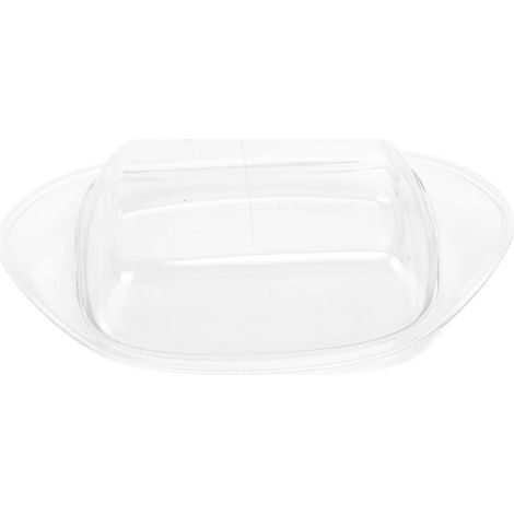 Emporte-pièce à beurre avec couvercle, couteau coupe-beurre, boîte de rangement pour fromage, récipient hermétique pour pâtisserie, forme bateau transparente (1/5)