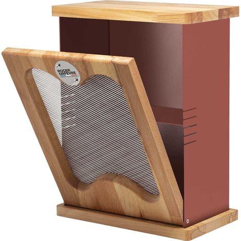 Garde-manger en acier galvanisé et bois (1/4)
