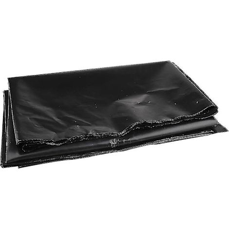 Bâche en caoutchouc noir pour bassin, adaptée aux jardins aquatiques, bassins à koï, ruisseaux et fontaines, 2,5 x 3 mètres. (1/5)