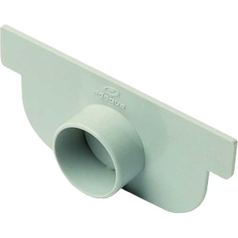 Tapa con salida 40 Ø para Canaleta Baja Altura Gama 130 - Adequa